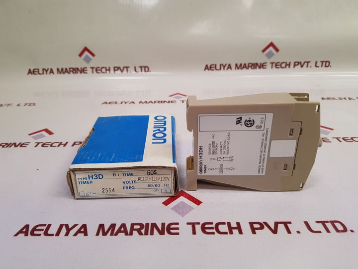 Omron H3Dh Timer 100/110/120 Vac
