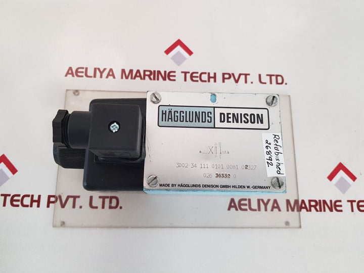 Hagglunds denison 3d02 34 111 0101 00b1 02327 hydraulics valve