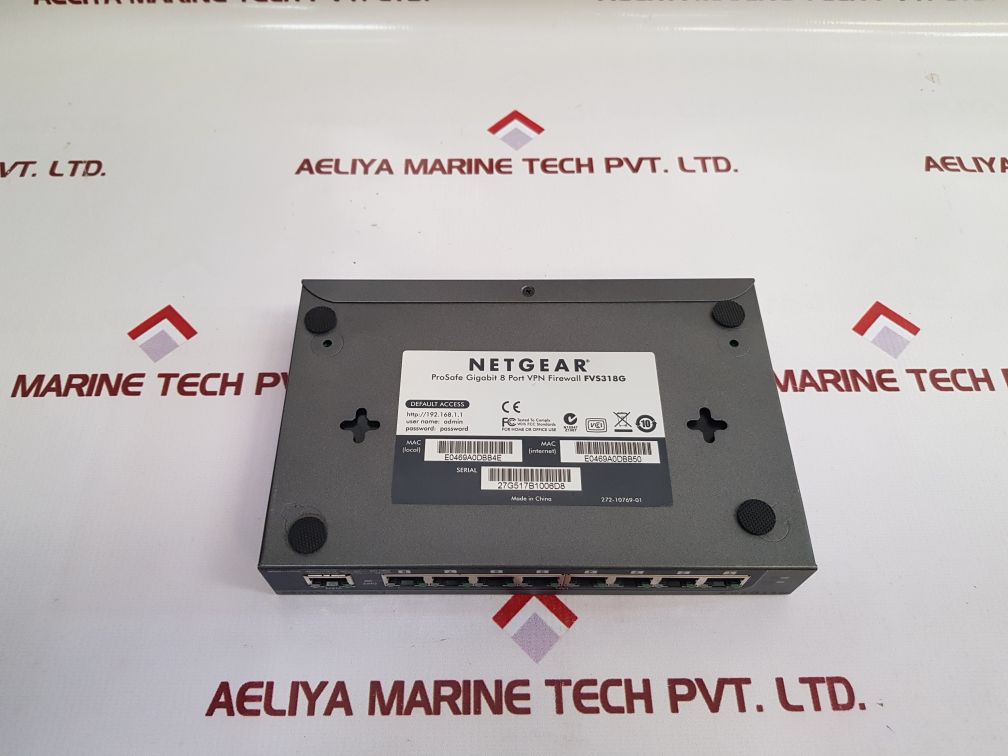 Netgear Fvs318G Prosafe Gigabit 8 Port Vpn Firewall