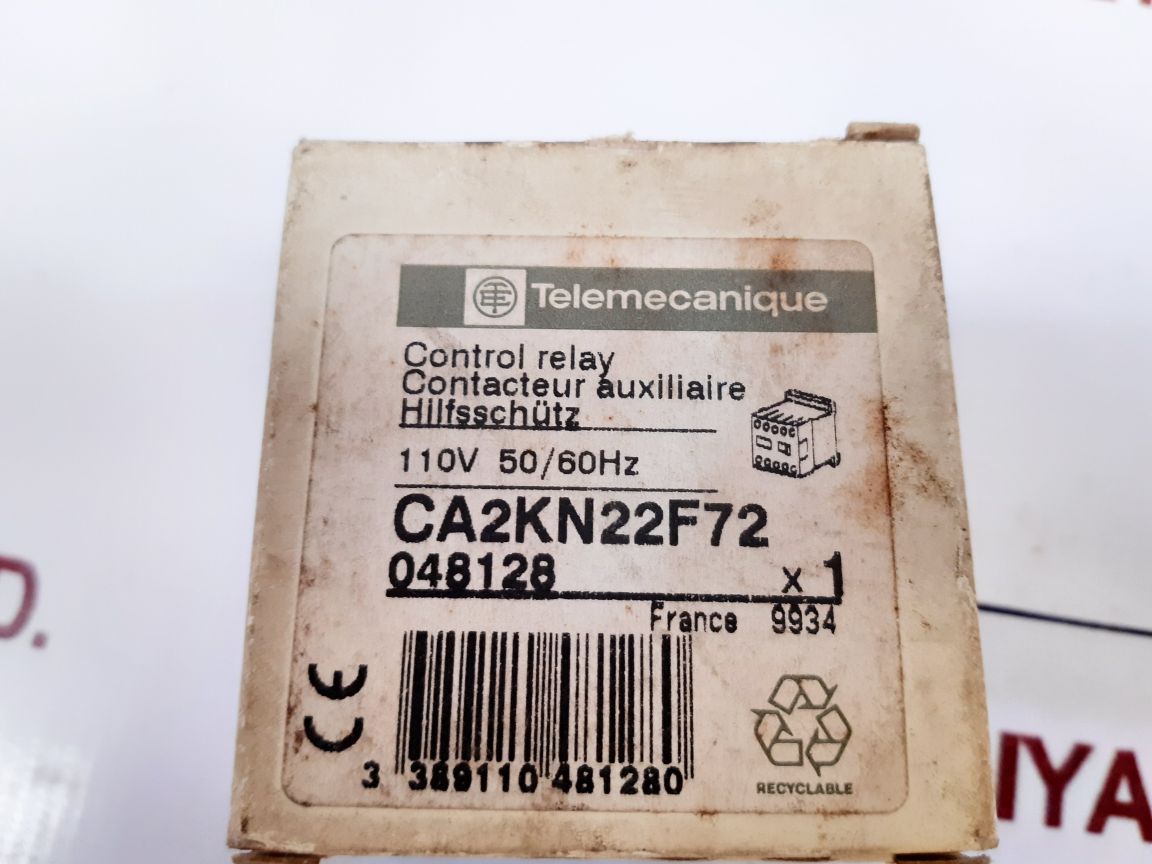 Telemecanique Ca2Kn22F72 Control Relay