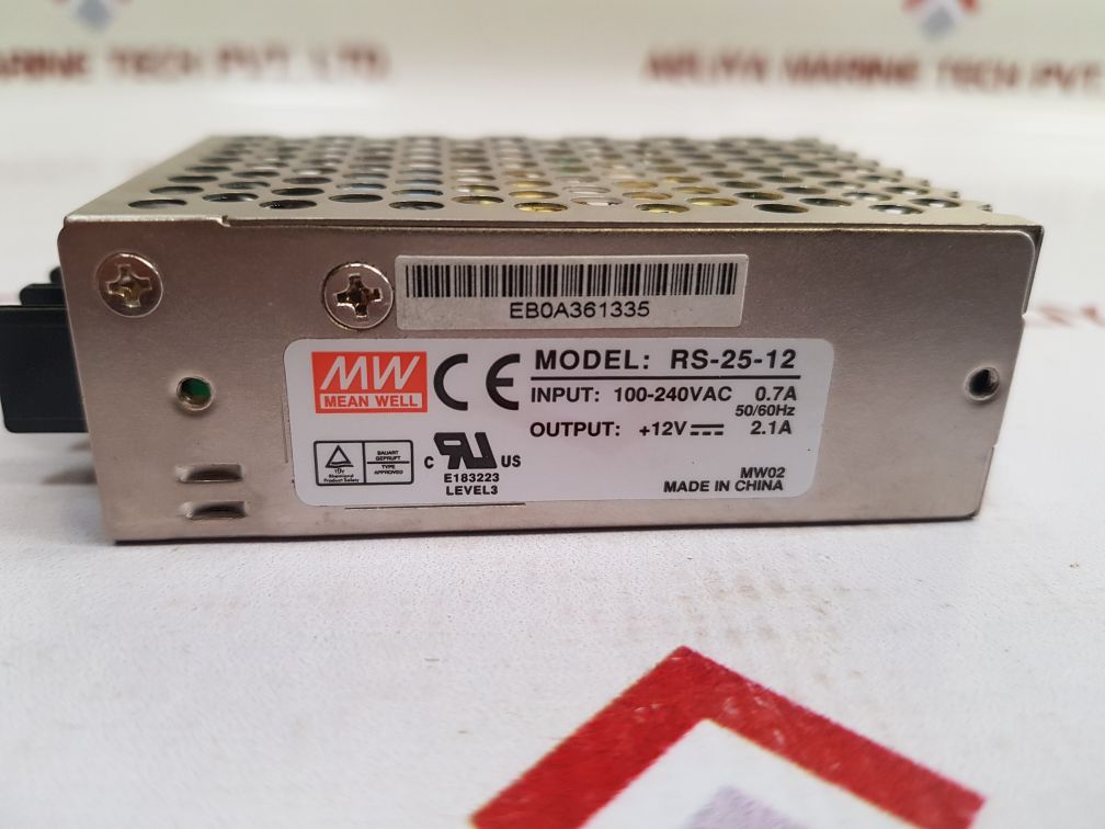 Mean Well Rs-25-12 Switching Power Supply