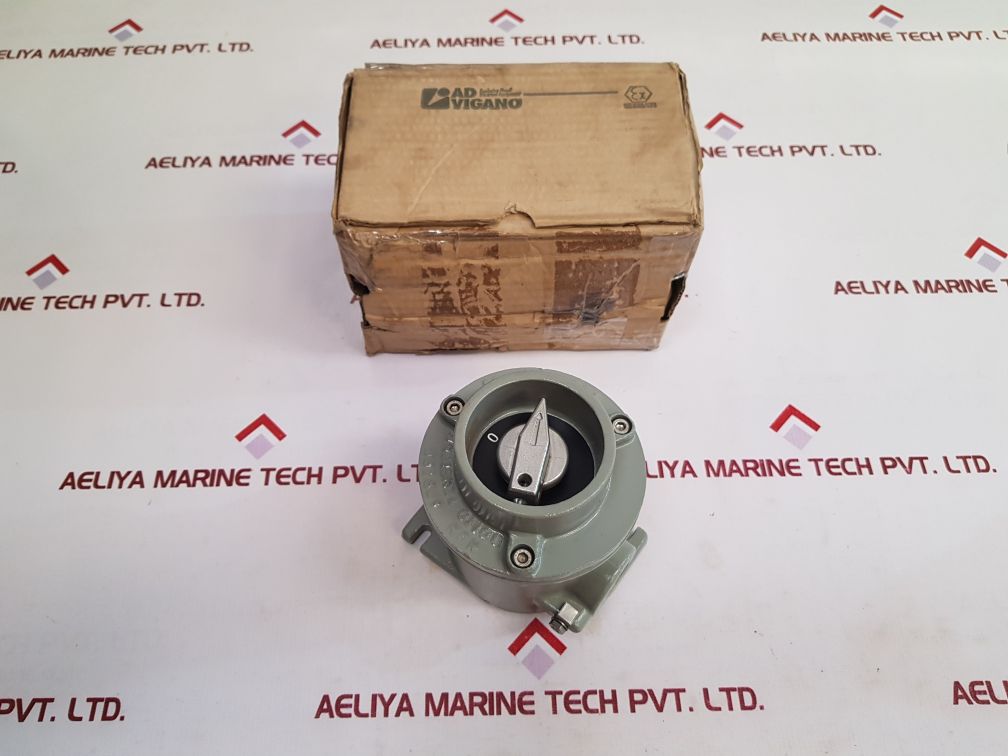 Ad Vigano Efsco-216 Explosion Proof Junction Box Bipolar Switch New