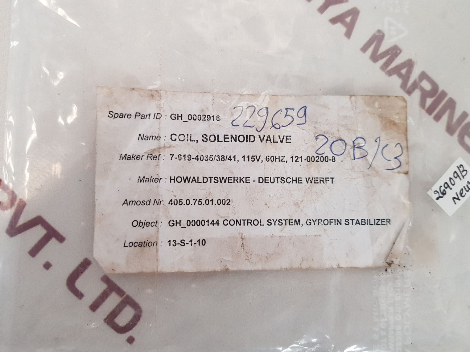 Denison kvm 35h solenoid valve
