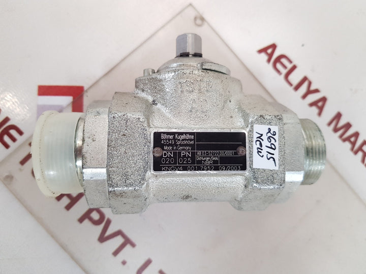 Bohmer Kugelhahne Kngv4 001.7952 Ball Valve