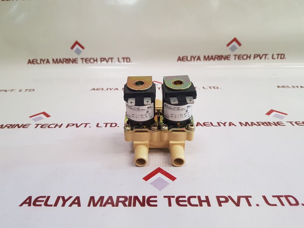 A.U.K. Muller Solenoid Valve 68302 Double Straight