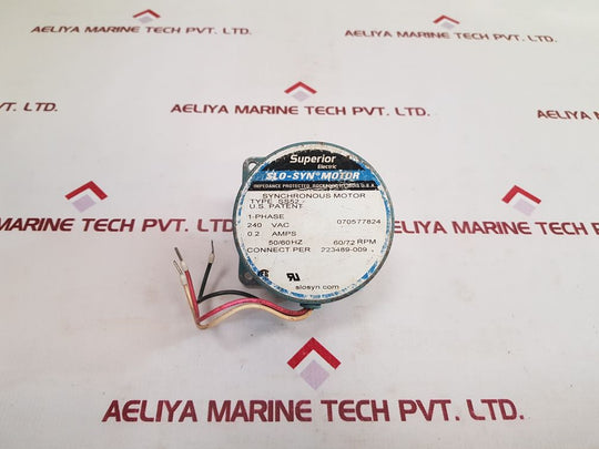Superior Electric Ss52 Synchronous Motor