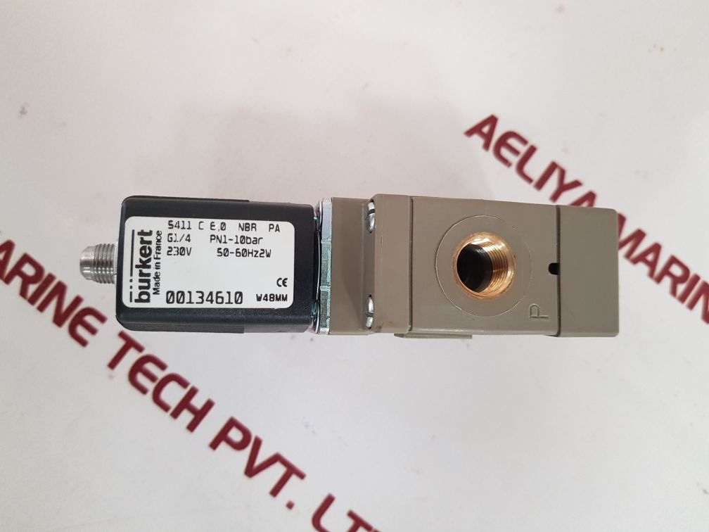 Burkert 5411 C 6,0 Nbr Pa Fluid Control Systems 3/2 Solenoid Valve