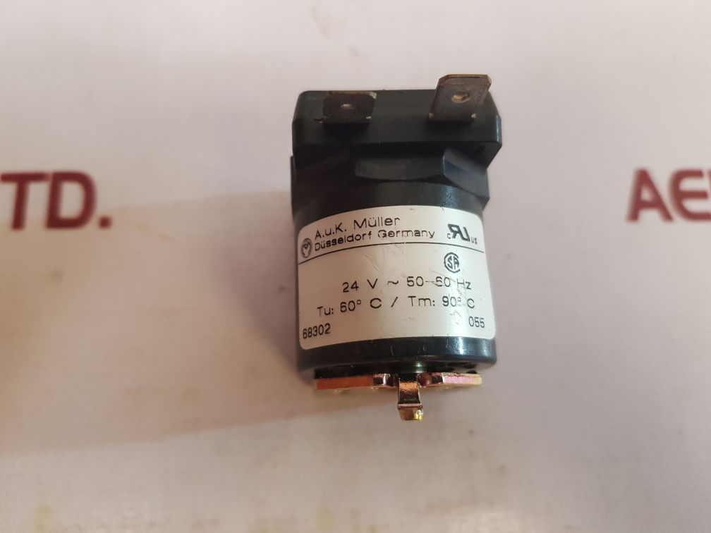 A.U.K. Müller 68302 Solenoid Valve 24V~50-60Hz