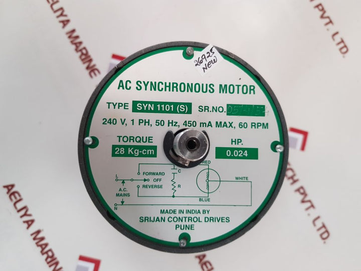 Srijan Control Drives Syn 1101 (S) Ac Synchronous Motor