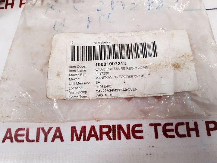Manitowoc 10001007213 Pressure Regulating Valve 1.5-29 Psi