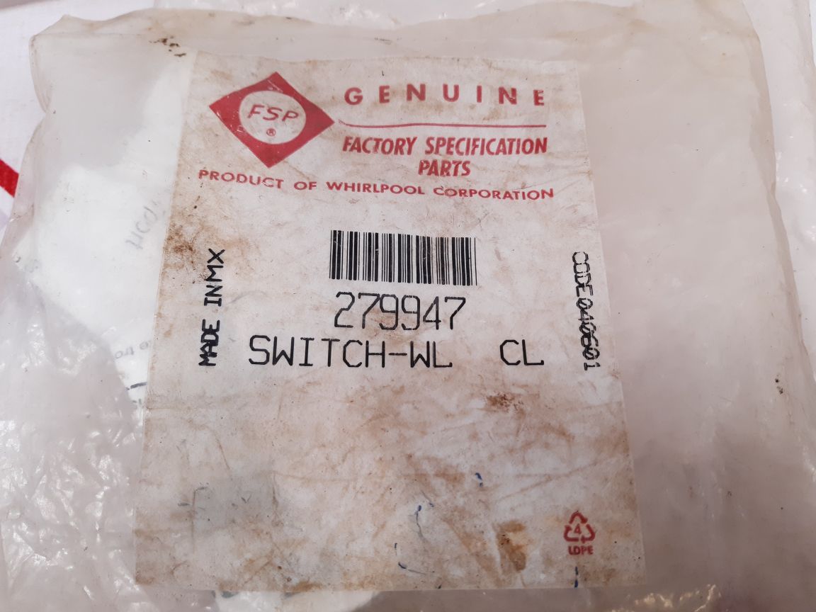 Whirlpool 3348542 Washer Water Level Pressure Switch