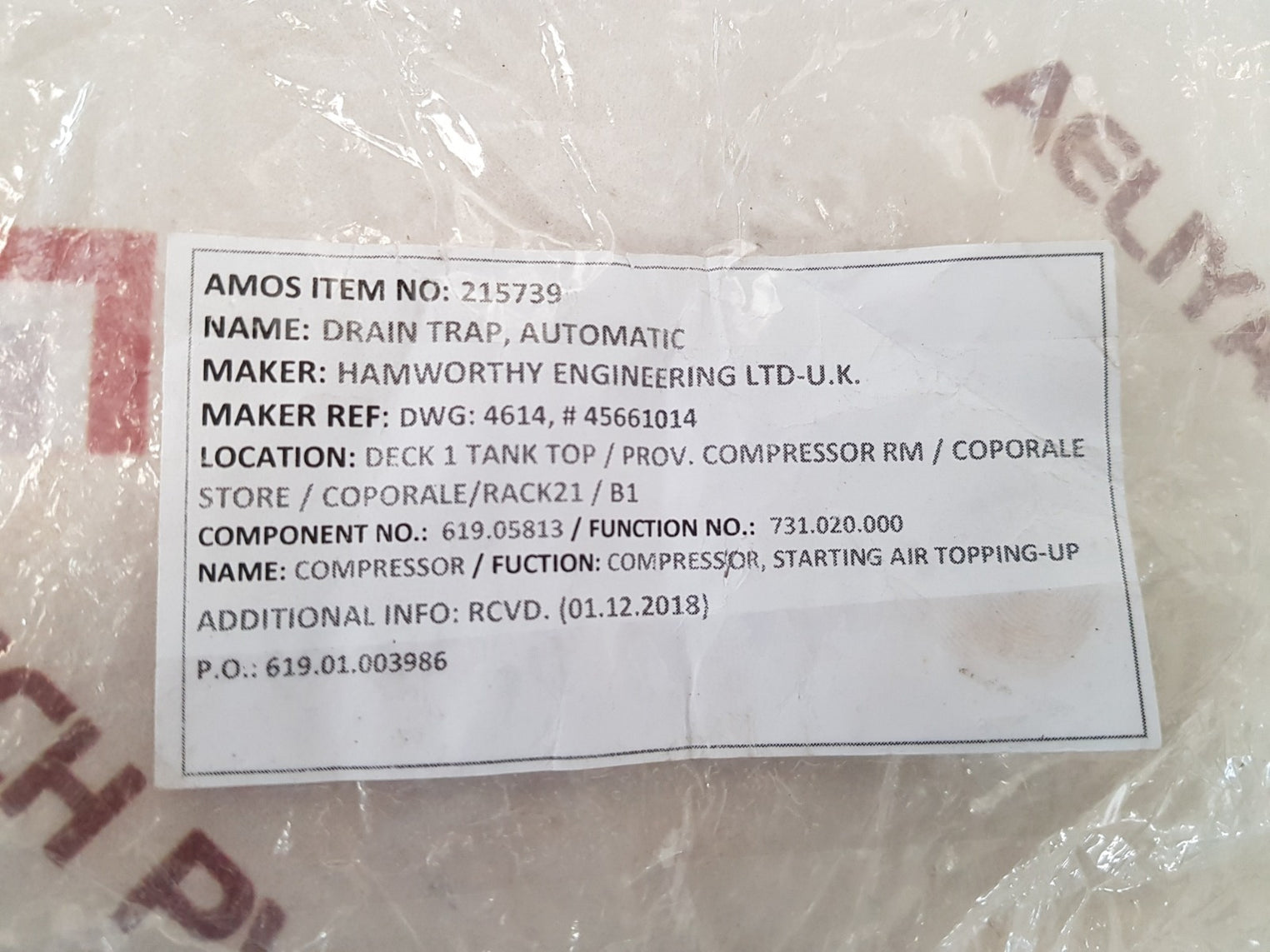 Adca dt42s thermodynamic strem trap