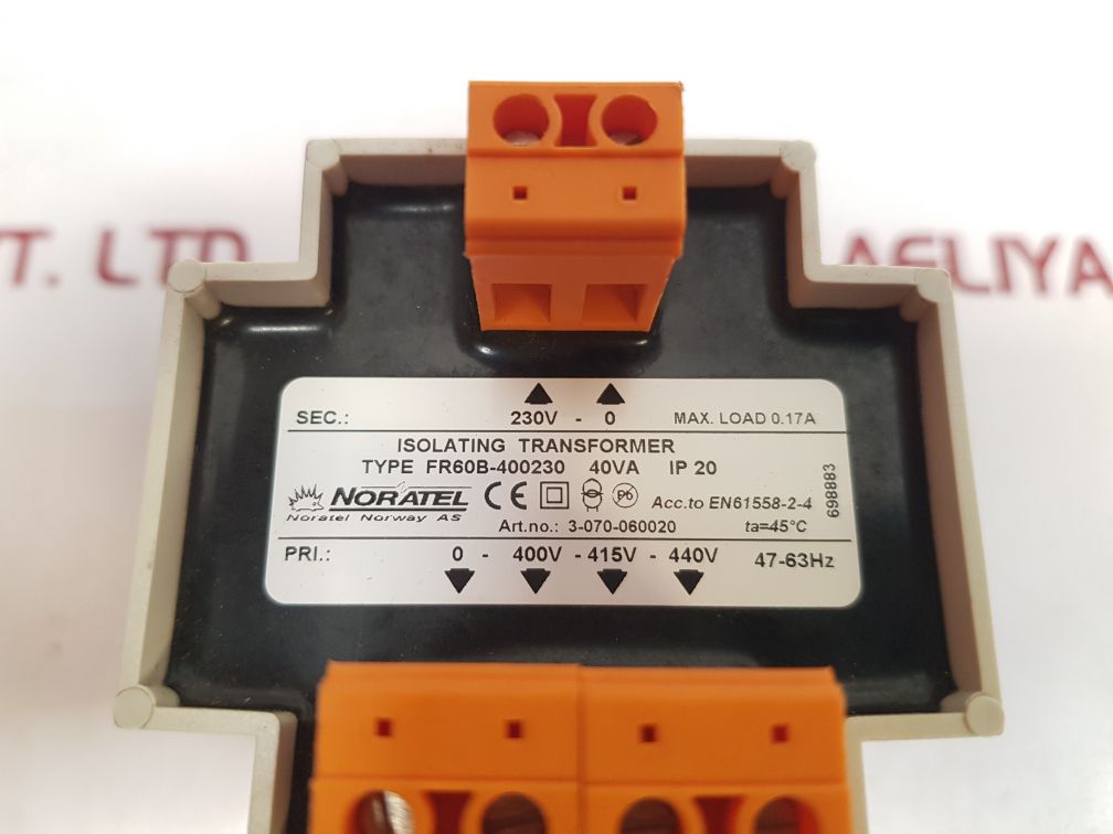 Noratel Fr60B-400230 Isolating Transformer 40Va