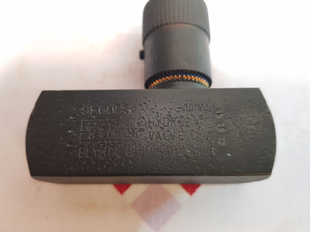 Parker 9F600S Flow Control Valve 5000 Psi