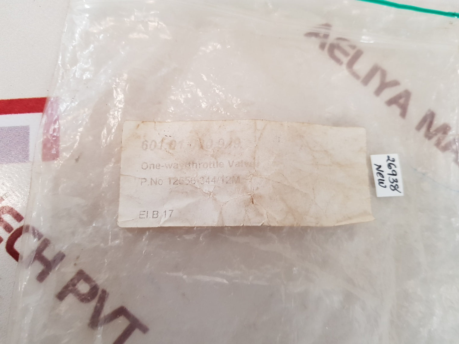 Mecman 344/120mod a one-way pneumatic air valve