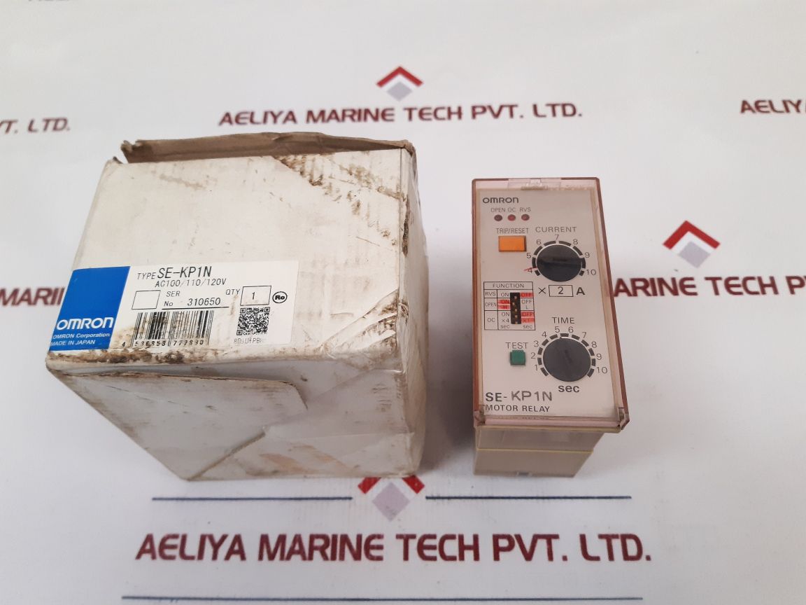 Omron Se-kp1N Motor Relay 100/110/120Vac New