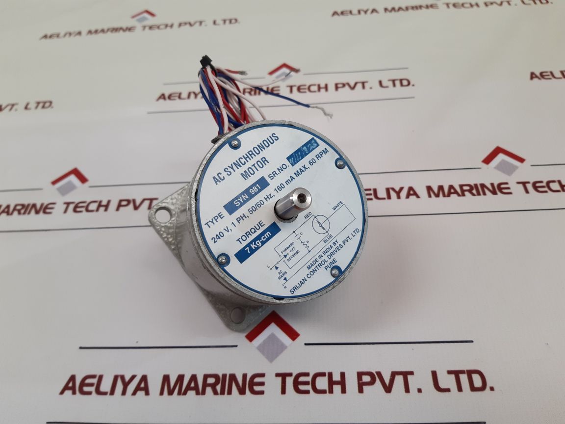 Srijan Control Drives Syn 981 Ac Synchronous Motor New