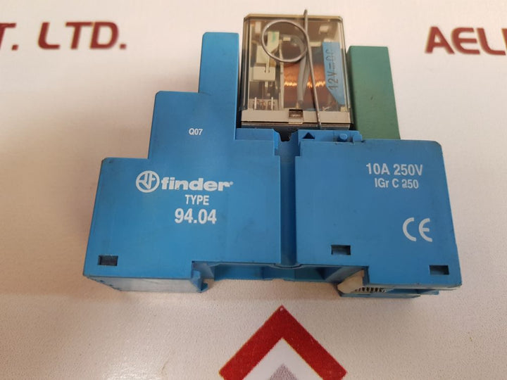 Finder 94.04 Relay With Base