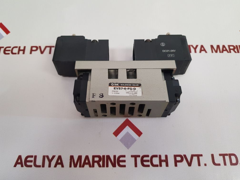 Smc Evs7-6-fg-d Solenoid Valve Dc21-26V