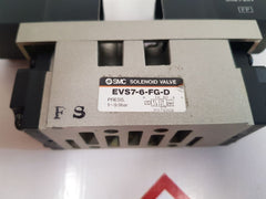 Smc Evs7-6-fg-d Solenoid Valve Dc21-26V