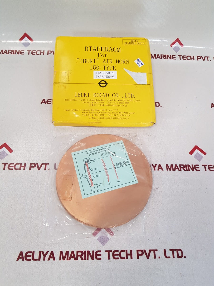 Ibuki kogyo 150 type diaphragm for air horn