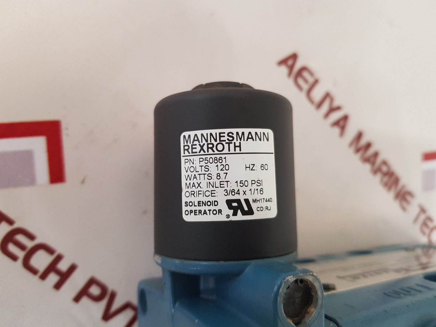 Rexroth Pt34106-8500 Pneumatic Solenoid Valve