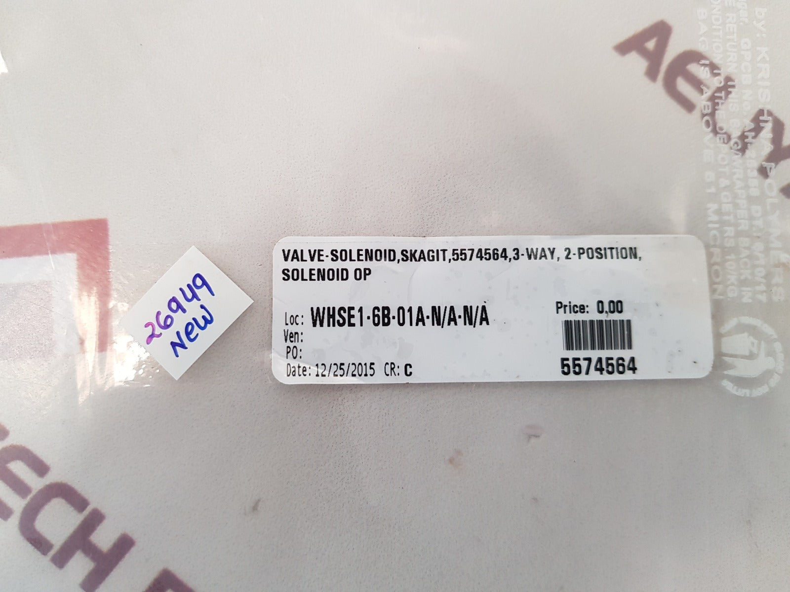 Rexroth Pt34106-8500 Pneumatic Solenoid Valve