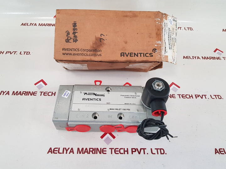 Aventics/rexroth r431008567 directional control valve p50861-3 cd: 17213