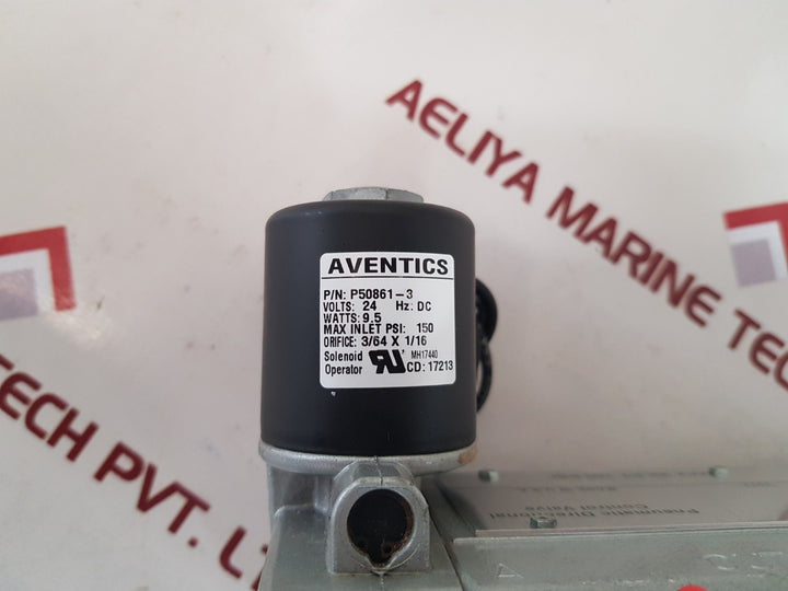 Aventics/rexroth r431008567 directional control valve p50861-3 cd: 17213