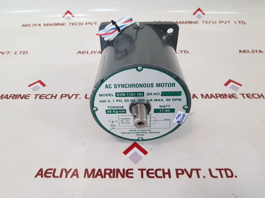 Srijan control drives syn 1101(s) ac synchronous motor watt: 17.90 new