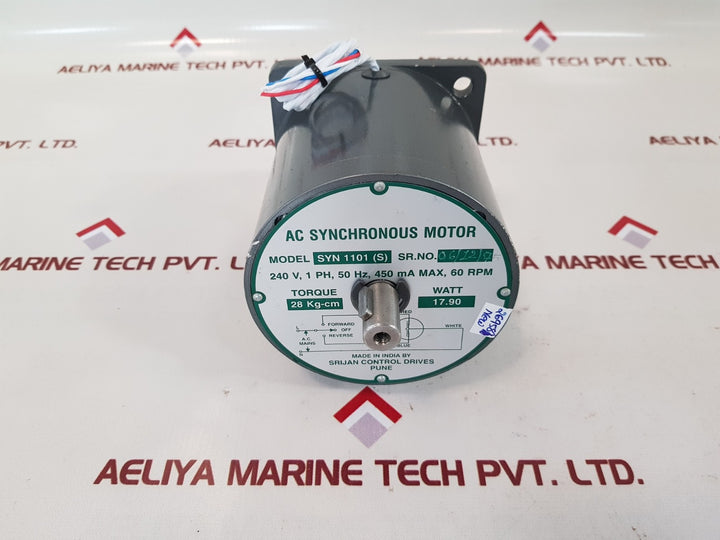 Srijan control drives syn 1101(s) ac synchronous motor watt: 17.90 new