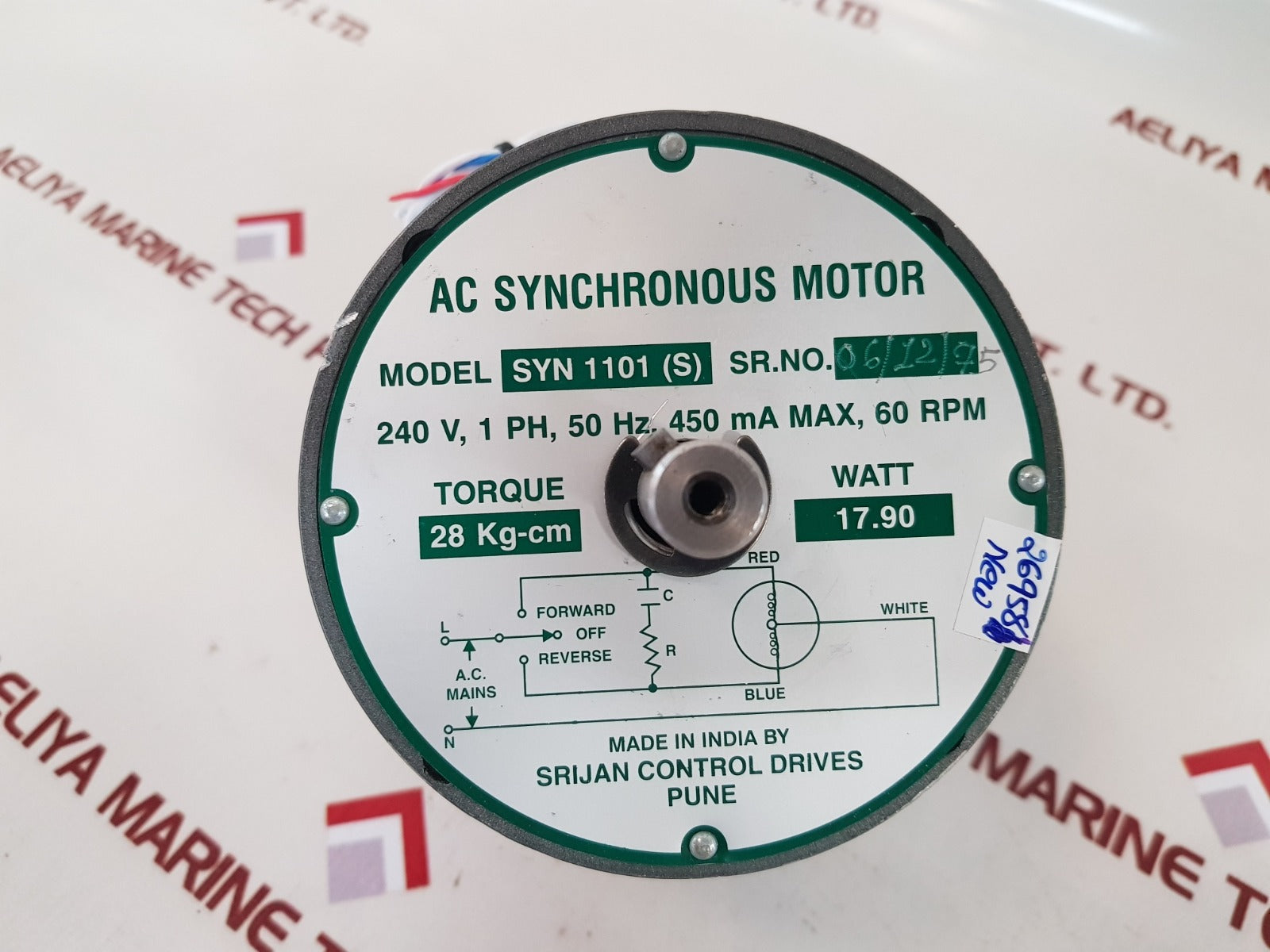 Srijan control drives syn 1101(s) ac synchronous motor watt: 17.90 new