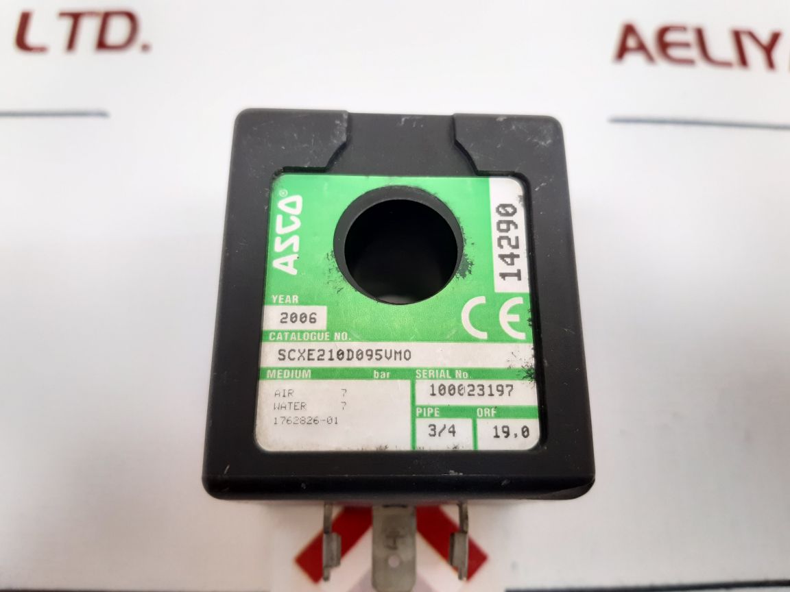 Asco Scxe210D095Vmo Solenoid Valve Coil 400425-205 Used