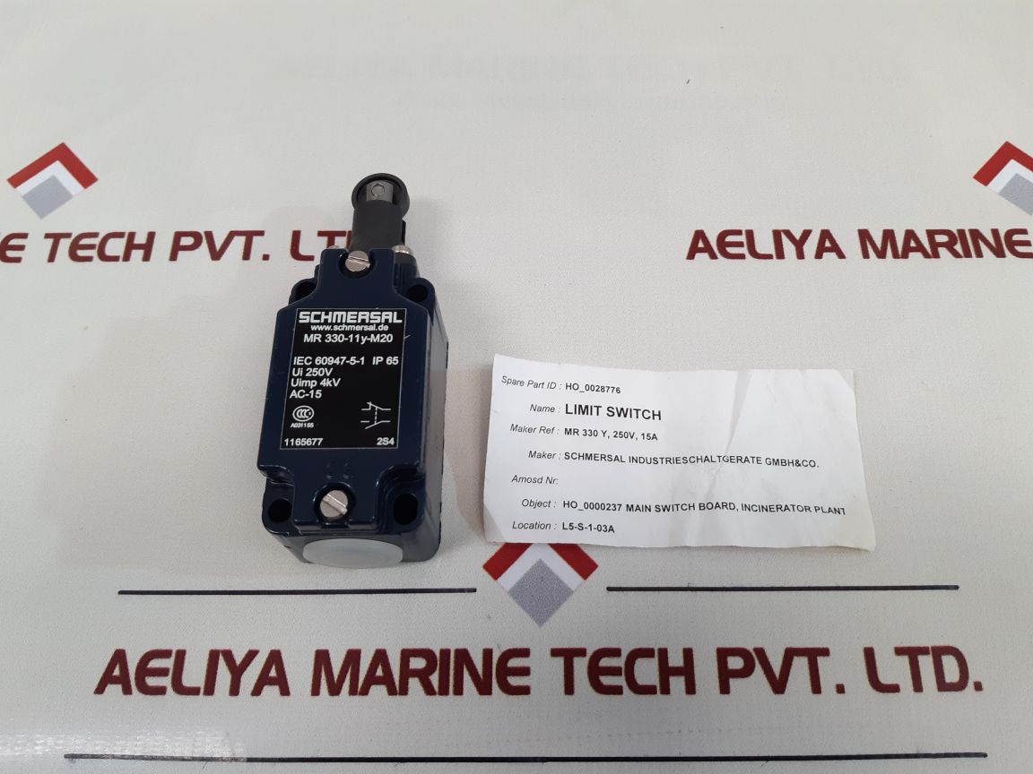 Schmersal Mr 330-11Y-m20 Limit Switch
