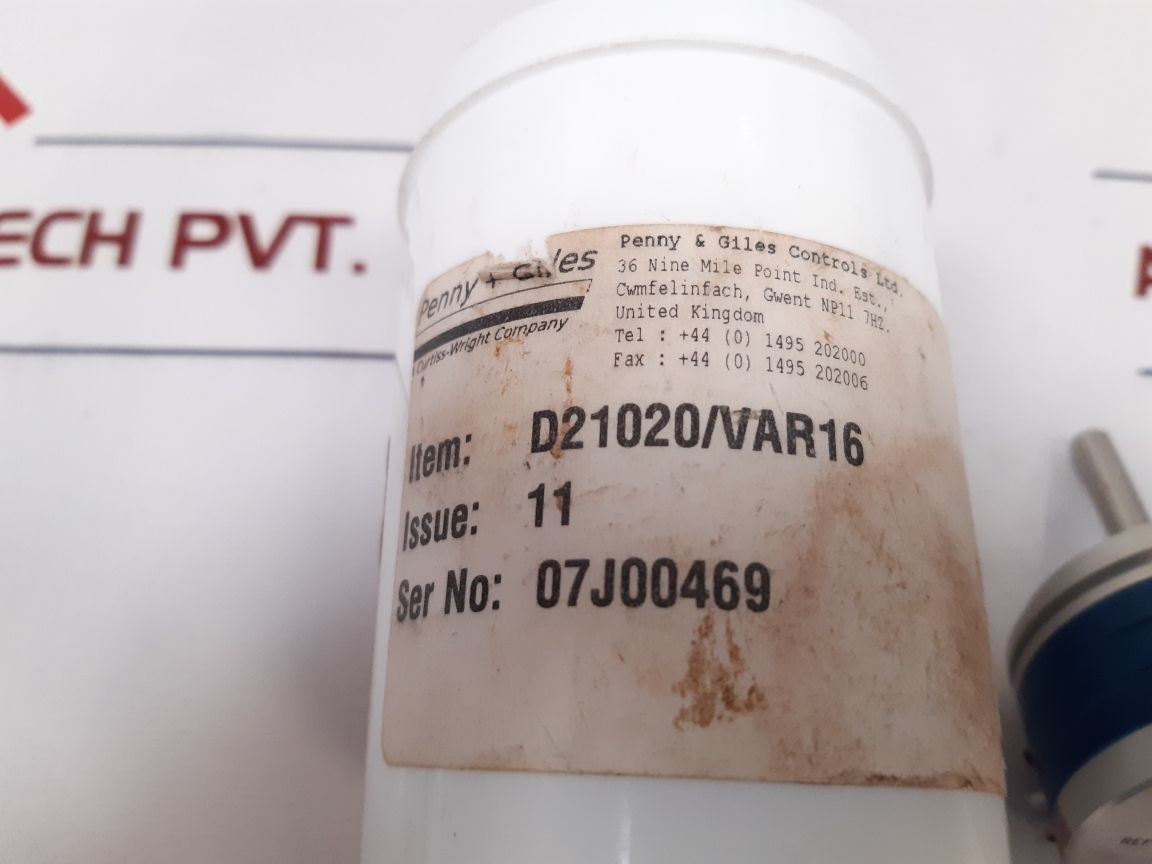 Penny & Giles D21020/Var16 Potentiometer Sensor