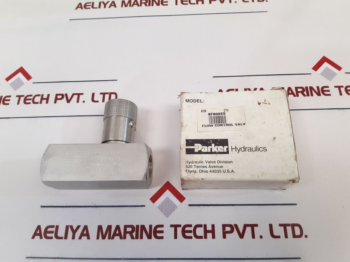 Parker 9F800Ss Flow Control Valve 5000 Psi
