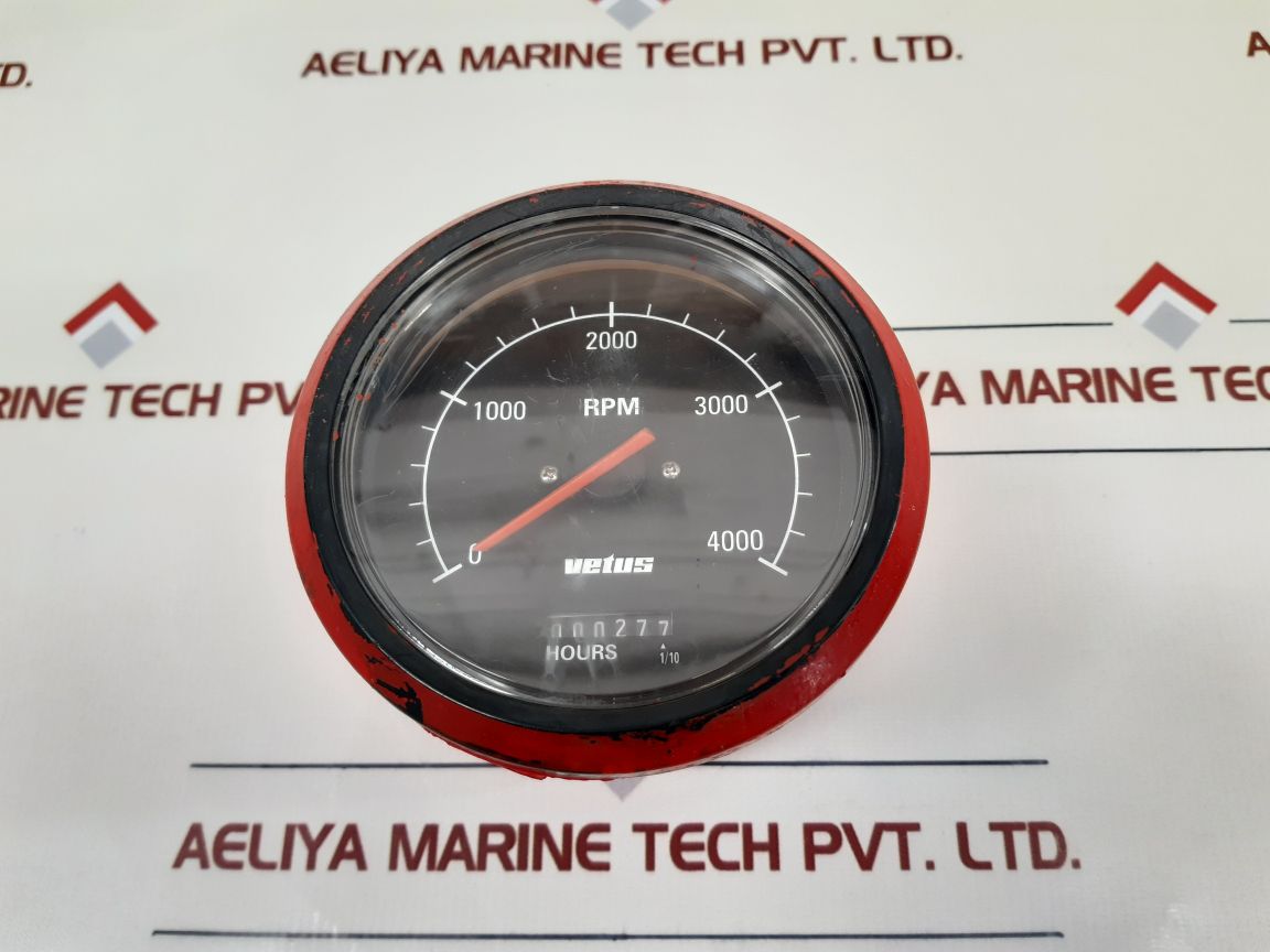 Vetus 0-4000 Rpm Hour Meter