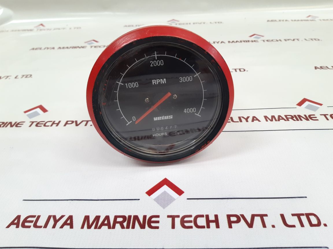 Vetus 0-4000 Rpm Hour Meter