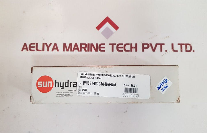 Sun hydraulics rdfa lan valve-relief