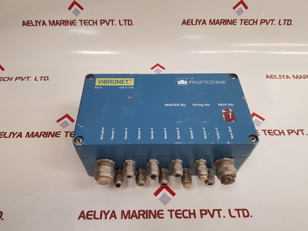 Pruftechnik Vibronet Mux Vib 8.306 Multiplexer Switches Measurement Sensor
