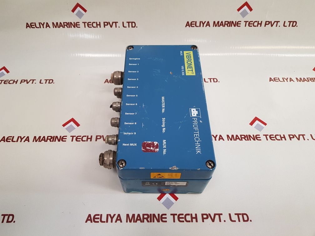 Pruftechnik Vibronet Mux Vib 8.306 Multiplexer Switches Measurement Sensor
