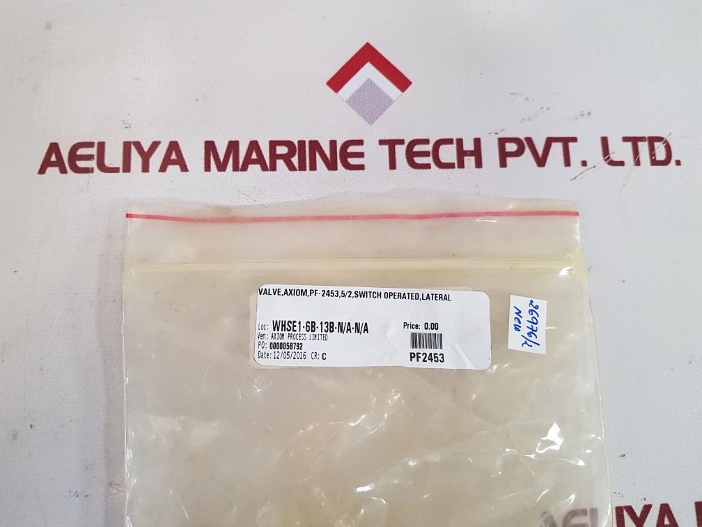 Pf-2453 5/2 Solenoid Valve Switch Operated Lateral