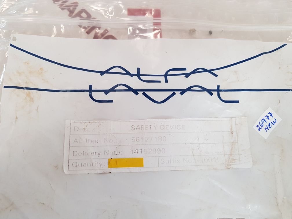 Alfa Laval 56127180 Safety Device