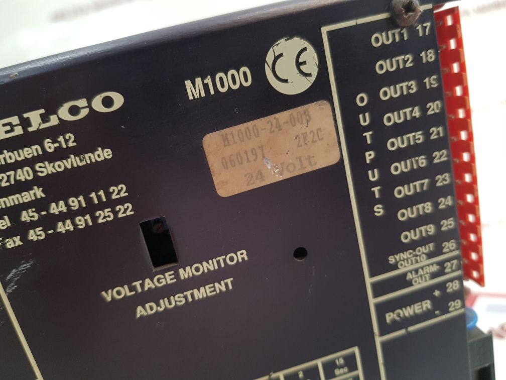 Selco M1000-24-00B Alarm Annunciator 24 Volt 314096