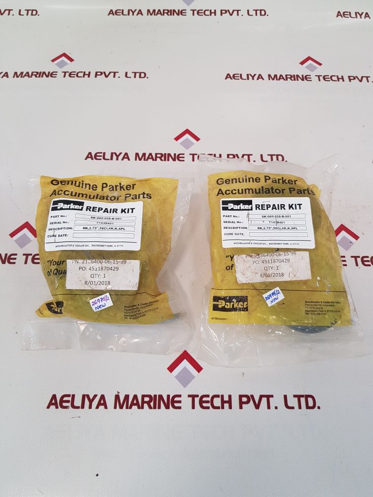 Parker sk-060-028-b-001 accumulator parts