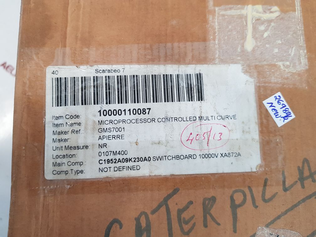 Cee gms 7000 microprocessor controlled multi curve gmsh7001