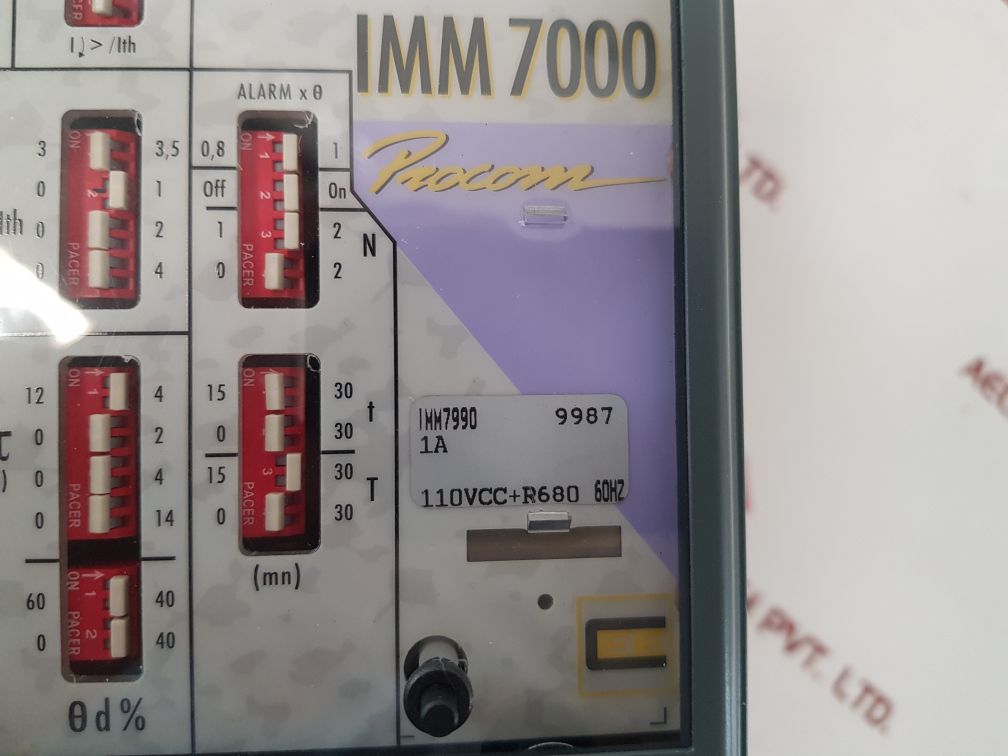 Procom imm 7000 motor protection relay module imm7990  