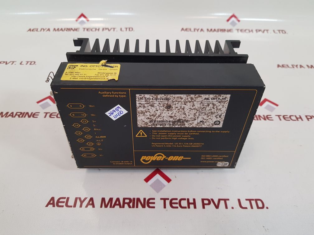 Power-one ak-1615-7r dc-dc converter used