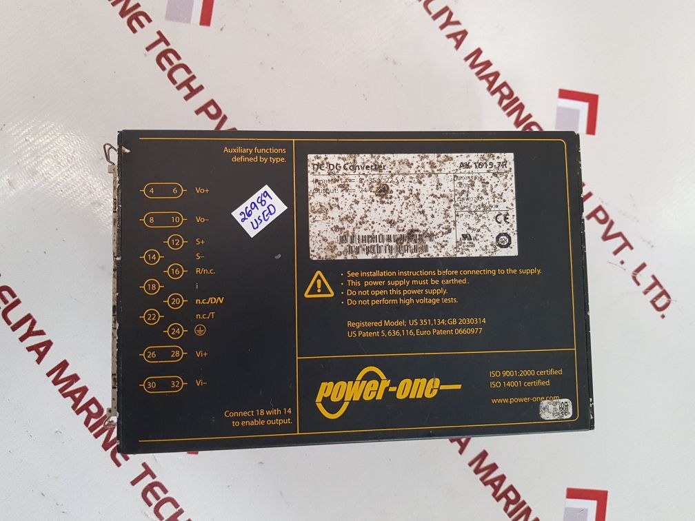Power-one ak-1615-7r dc-dc converter used