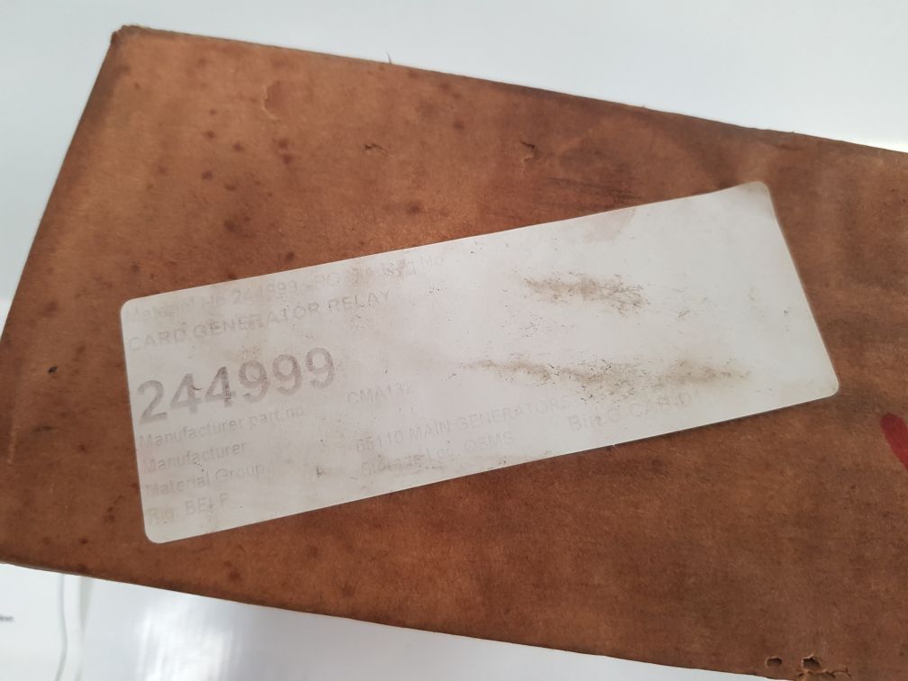 Abb synpol d cma 132 generator relay card 3dde 300 412 New 